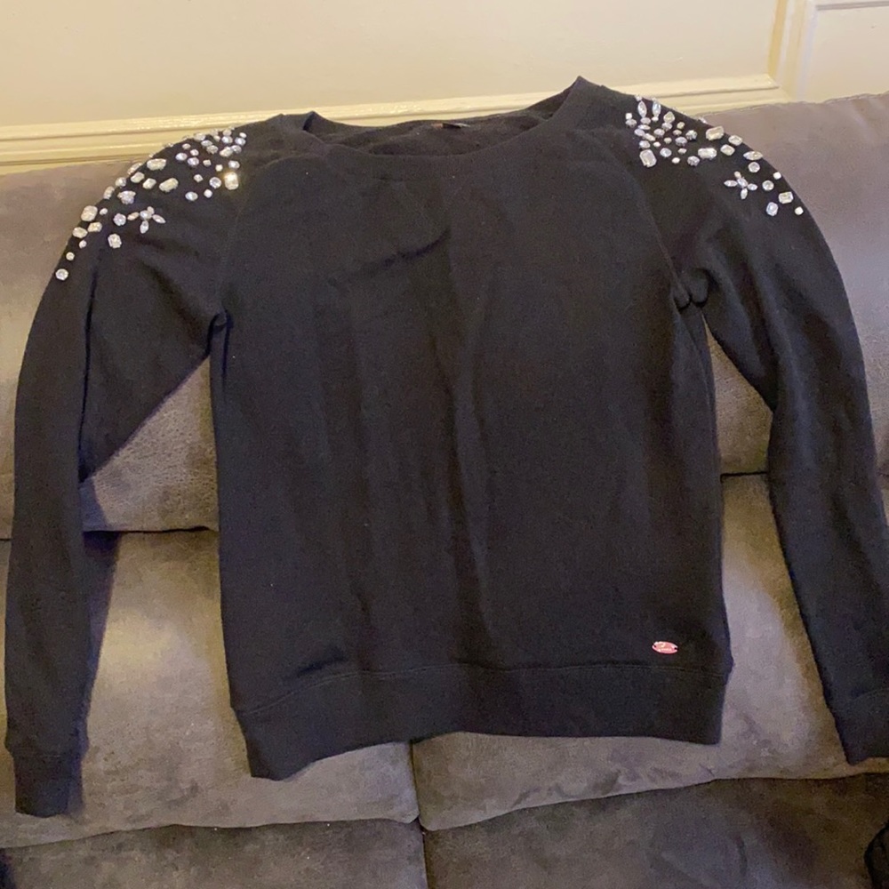 Guess Embellished shoulder sweater